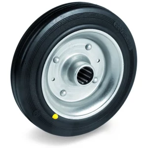 Steel Centre Rubber Wheel