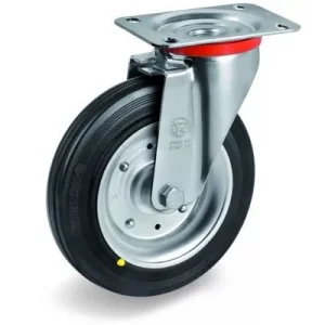 steel castor without brake - steel centre